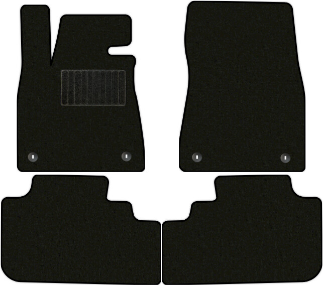 Коврики текстильные "Комфорт" для Lexus RX200T (suv / AGL20W, AGL25W) 2015 - 2017, черные, 4шт.