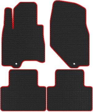 Коврики ЭВА "Ромб" для Infiniti Fx35 (suv) 2012 - 2012, черные, 4шт.