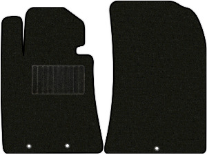 Коврики "Стандарт" в салон Hyundai Genesis I (купе / BK) 2009 - 2012, черные 2шт.