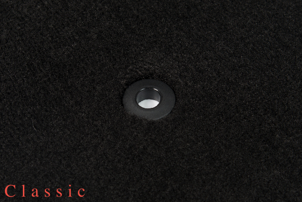 Коврики текстильные "Классик" для Hyundai Solaris I (седан / RB) 2010 - 2014, черные, 2шт.