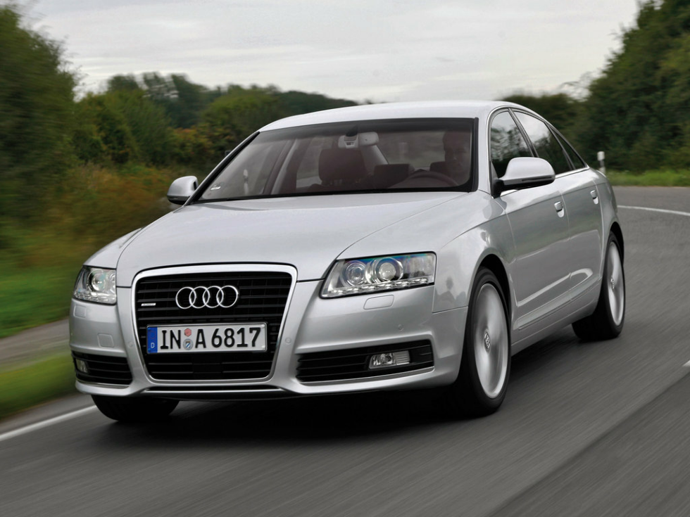 Коврики текстильные "Комфорт" для Audi S6 (седан / C6) 2008 - 2010, ые, 5шт.