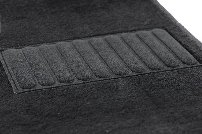 Коврики текстильные "Стандарт" для Mercedes-Benz GLE I (suv, гибрид / W166) 2015 - 2018, черные, 5шт.