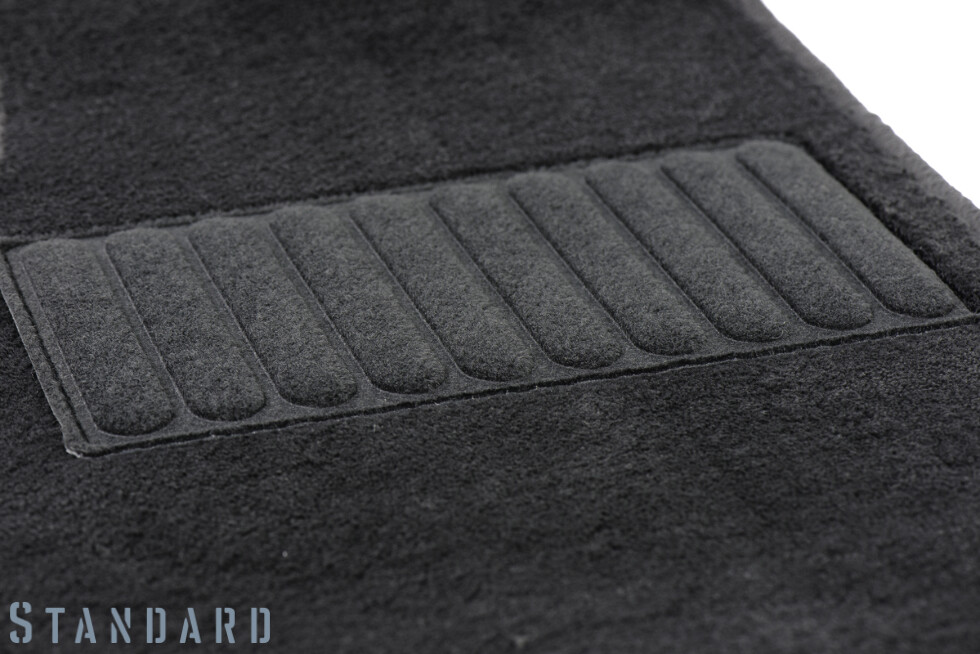Коврики текстильные "Стандарт" для Audi A6 Allroad quattro II (универсал / C6) 2008 - 2012, черные, 5шт.