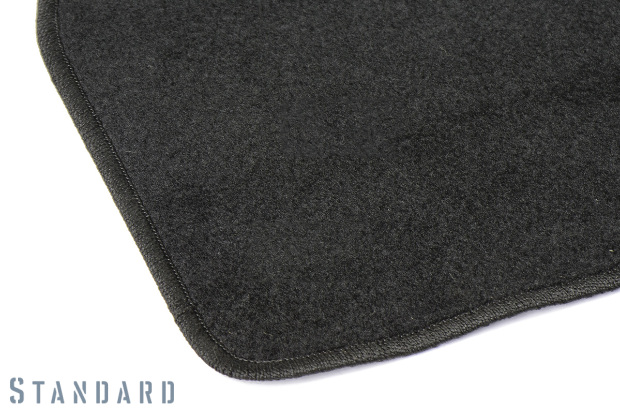 Коврики текстильные "Стандарт" для Skoda Superb III (универсал / 3V) 2016 - 2019, черные, 5шт.