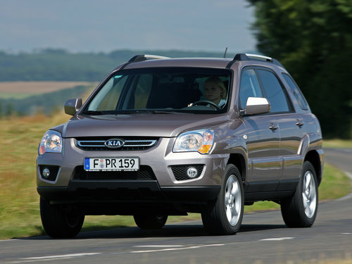 Коврики текстильные "Классик" для Kia Sportage II (suv / KM) 2008 - 2010, темно-серые, 3шт.