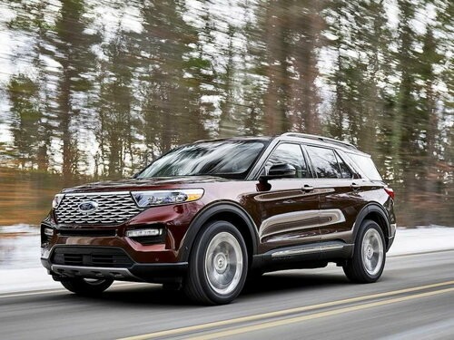 Коврики текстильные "Комфорт" для Ford Explorer VI (suv / U625) 2019 - Н.В., ые, 5шт.