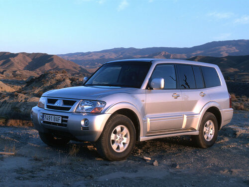 Коврики ЭВА "EVA ромб" для Mitsubishi Pajero III (suv / V70 (5 дв.)) 2003 - 2006, серые, 3шт.